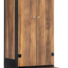 2-türig mit Sitzbank - Laminat Amber Baroque Oak