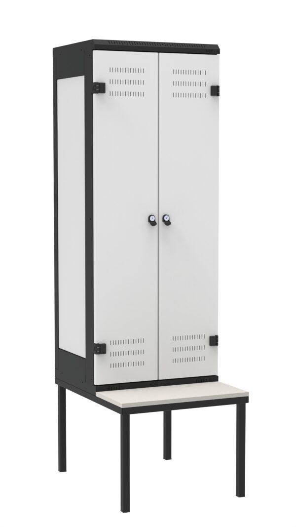 2-türig mit Sitzbank